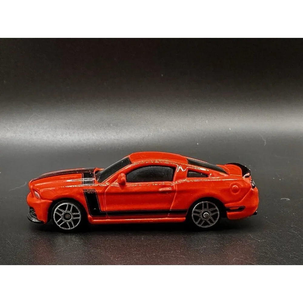 2012 Ford Mustang Boss 302‎ Orange Maisto 1:64 Scale Diecast Car Loose GUC